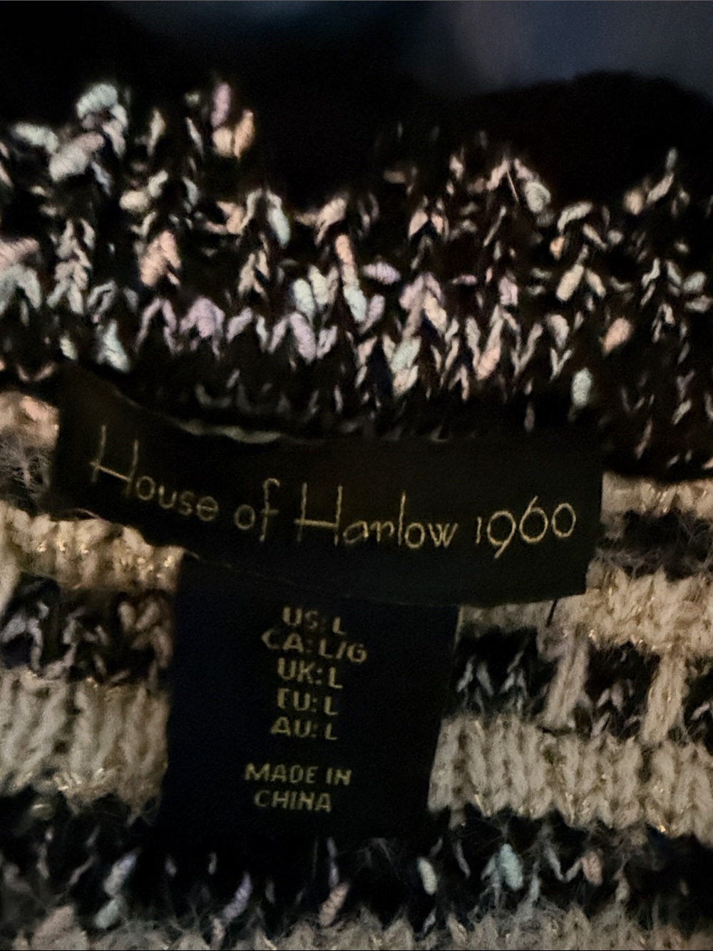 House of Harlow 1960 sweater